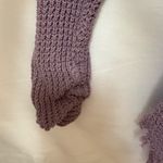 Free People  Purple Moonshine Cold Shoulder Sweater Size‎ Small Photo 6