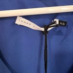 Three Eighty Two Womens Cold Shoulder Mini Dress‎ Top Long Sleeve Size XS Blue Photo 3