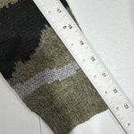 Womens Fuzzy Knit Pullover Sweater Sz S Crew Neck Long Sleeve Camo By Shop Wanna Green Photo 8