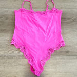 SKIMS  Lace Cami Fits Everybody Bodysuit Pink  Photo 0
