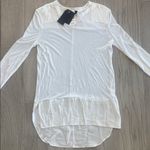 Rag and Bone Bright White Riley Long Sleeve Top XS New NWT Photo 4