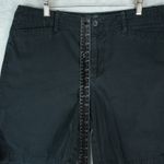 LRL Lauren Jeans Co Ralph Lauren Shorts Womens 12 Black Distressed Photo 6