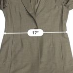 Anne Klein  Vintage Tan‎ Long Wool Blend Tailored Blazer Jacket Size 10 Photo 4