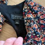 Topshop Floral Long Sleeve Dress With Back Cutout 4 Photo 7