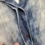 Urban Outfitters 𝅺Life in Progress LARGE  Blue Acid Wash Shirt dress Boho Belted Photo 6