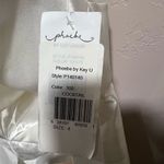 Phoebe White Sz 4 strapless polyester Cocktail Dress White Photo 6