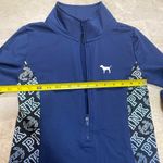 PINK - Victoria's Secret Victoria Secret Pink Ultimate Jacket Size XS Half Zip Pullover Navy Blue Photo 4