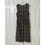 Alfani Rain Drop Chinch Elastic Waist Midi Sun Dress Made In Taiwan Tropical-PM Photo 2