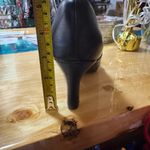 Life Stride Black‎  Leather Heels with Rounded Toe Photo 6