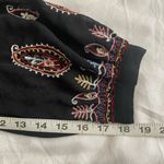 Love Sam  Paisley-Embroidered Long-Sleeve Top, Black M Photo 5