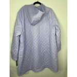 Nuage Zip Front Quilted Jacket Knit Hood Women's Plus Size 2X Purple Pastel NWT Photo 2