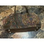 St. John’s Bay Vintage Paisley Hand Bag Brown Photo 5
