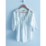 Sandro top size Large 3 white lace tunic Photo 3