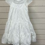 Lulus  Breeze on Down White Eyelet Lace Babydoll Dress size S Photo 8
