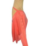Diesel Coral Pink Knit Sweater Top Cutout Shoulder Detail Long Sleeve Large Photo 6