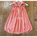 Free People  acid wash lace collared blouse xs Photo 9