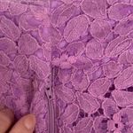 Loft  Marisa‎ Garden Lace Shorts Lavender Lilac High Rise Shorts Size 2 Photo 2