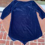 Banana Republic navy blue velvet dress Photo 1