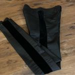 Madewell  Velvet Tuxedo Stripe Black Jeans Size 25 High Rise Denim Jean Photo 7