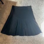 CAbi Black Ponte Flare Knee Length Skirt SIZE 2 Photo 1