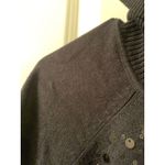 Esperanza Women's Black Short Sleeve Sweater Dress Turtle Neck Size Small Photo 6