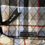 Vera Bradley  Essential Sling Backpack Crossbody Plaid Bag Red Blue Checked Photo 3