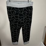 Cacique Sleep Black String Christmas Lights Patterned Pajama Jogger Leggings Photo 1