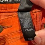 DKNY Y2K  Jeans pumpkin orange corduroy mid-rise flare East Village Jean sz 8 Photo 5