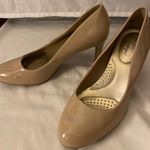 Nude Patent Leather Heels Tan Size 7 Photo 0