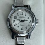 Benrus Ladies Watch Rare Vintage Mechanical Winding 17 Jewels Stretch Bracelet Photo 2