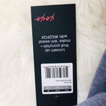 Wildfox  Hooded Pullover Drawstring Waist Open Back Gray Blue‎ Size Medium New Photo 8