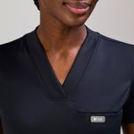 FIGS Sona FORMx Slim V-Neck Scrub Top in Navy, Size Small Photo 2