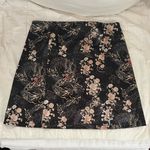 Urban Outfitters floral black mini skirt Photo 3