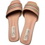 Vintage Havana  Finley Low Heel Basket Weave Multi-color sandals Sz 9 Photo 2