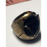 Adjustable Stretchy Large Tigers Eye Men or Women’s Statement Vintage Ring Brown Photo 5