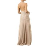 Revolve NWT PATBO Lurex Draped Maxi Dress in Champagne Photo 3