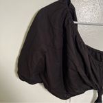 Stateside Poplin Cut-Out Dress Black Midi S Photo 7