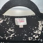 Parker 100% Silk Asymmetrical Button Front Long Sleeve Blouse Photo 1