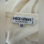 Giorgio Armani  Collezioni Cardigan Merino Wool Cashmere Lightweight Luxe Size 10 Photo 6