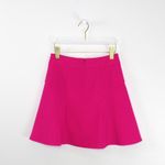EXPRESS Hot Pink Skirt A-Line Flared Skirt Size 2 Small Barbiecore Twee Photo 4