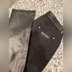 New Harley Davidson Genuine Leather Jeans Pants 6 Black Photo 1