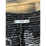 MNG Suit Multi Shag Tweed Knit Sleeveless Knee Length Dress Size Medium Black Photo 4