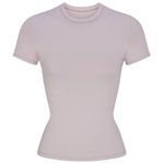 SKIMS  NWT Cotton Jersey T-Shirt Limited Edition Oyster Photo 0