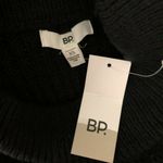 BP Womens Sweater Mock Neck Chunky Knit Ribbed Pullover Black Size XS Photo 2