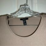 Forever 21 Tan/Brown Scoop Neck Short Sleeve Tiered Dress S Photo 2