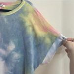 Andree by Unit Crew neck pastel tie-dye casual comfy soft Stretch shirt Photo 2