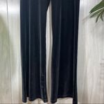 Betabrand  Black Velvet Boot Cut Dress Yoga Pants size M Medium W0565-BAV Photo 3