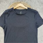 Gap Women’s Modern T-Shirt Thong Bodysuit Shortsleeve Crewneck in Black L Tall Photo 2