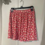 American Eagle  Pink Floral Skirt XS Photo 0