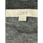 Loft  Gray Long‎ Button Front Cardigan Sweater Classic Layering Essential L Photo 1